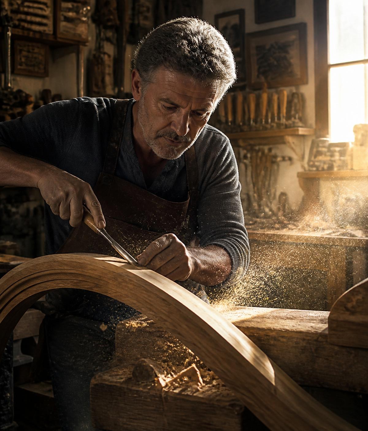 Denis Dalla Palma al lavoro in laboratorio
